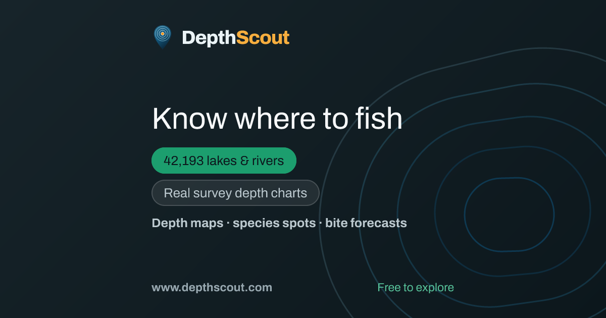 DepthScout — Free Fishing Maps with Real Depth Charts